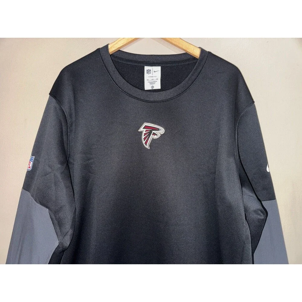 Mens 3XL Nike NFL Atlanta Falcons Team Issued On-Field Therma-FIT Sweatshirt NEW